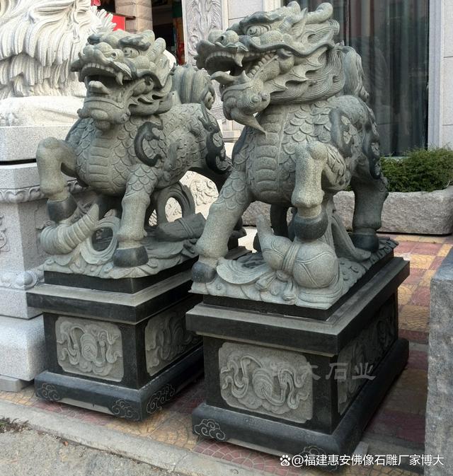置详解：最佳摆放点与注意事项米乐m6网站石雕麒麟安放位